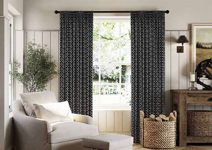 Hexgem, Onyx - Made to Measure Curtains - Image 3